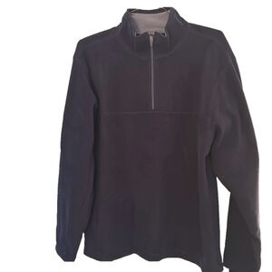 🌿Foot Locker Men’s Navy and Grey force 1/4 zip up pullover size Large🌿
